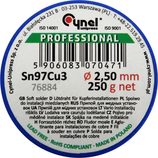 LODDE TIL KOBBER 2,5MM 250G 76884 NO_NAME