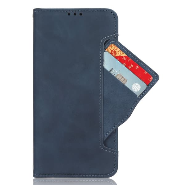 Flipfodral till Xiaomi Poco M7 Pro 5G, Kortplats, Marinblå