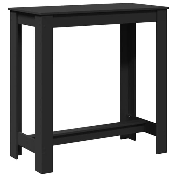 vidaXL barbord, sort, 102x50x103,5 cm, træbaseret materiale