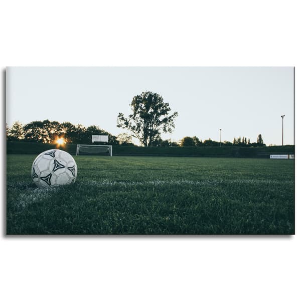 Lærredstryk Ungdomsfodbold 120x70 cm