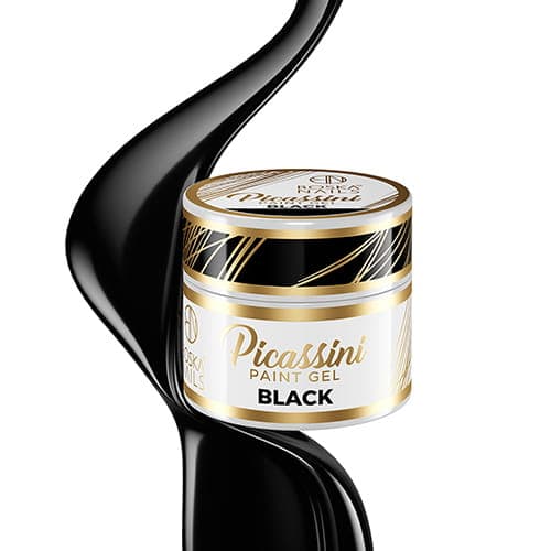 Boska Nails Picassini Gellack Svart 5 ml
