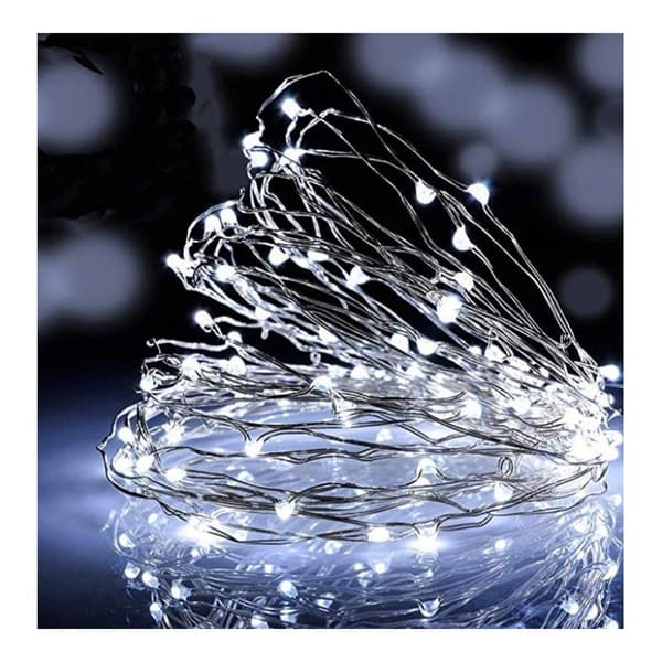 Invändig ljusslinga 50 LED COOL WHITE LAMP10B
