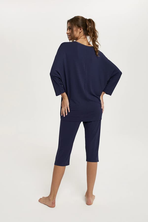 Song dampyjamas med 3/4-ärmar, 3/4-byxor M