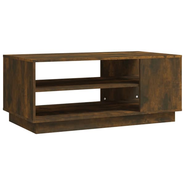 vidaXL sofabord røget eg 102x55x43 cm