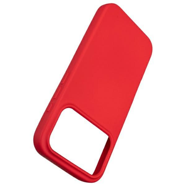 Beline-silikonikuori iPhone 17 Prolle, punainen