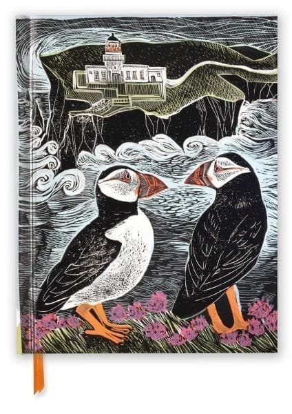 A4 notesbog blank TW Puffins Angela Harding