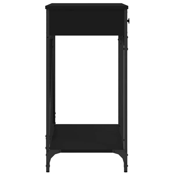 vidaXL konsolbord sort 100x39x78,5 cm