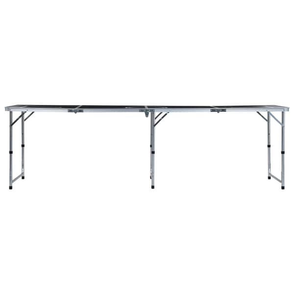 vidaXL foldbart ølpongbord med kopper og bolde 240 cm
