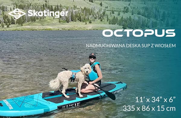 SKATINGER Octopus SUP-bräda 335x86x15 cm allround