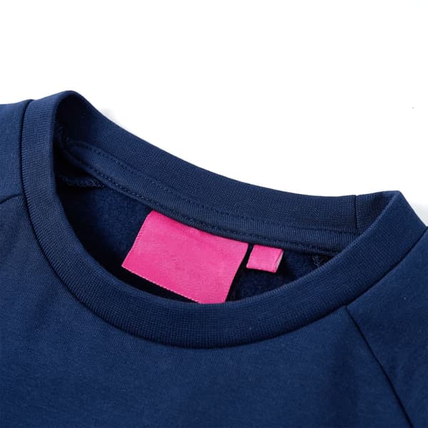 Børnesweatshirt, marineblå, 116