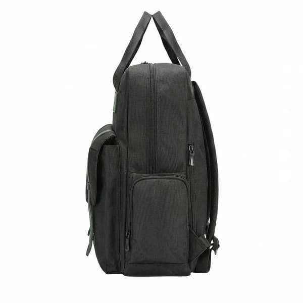 Frisørrygsæktaske til tilbehør, rummelig sort Satchel