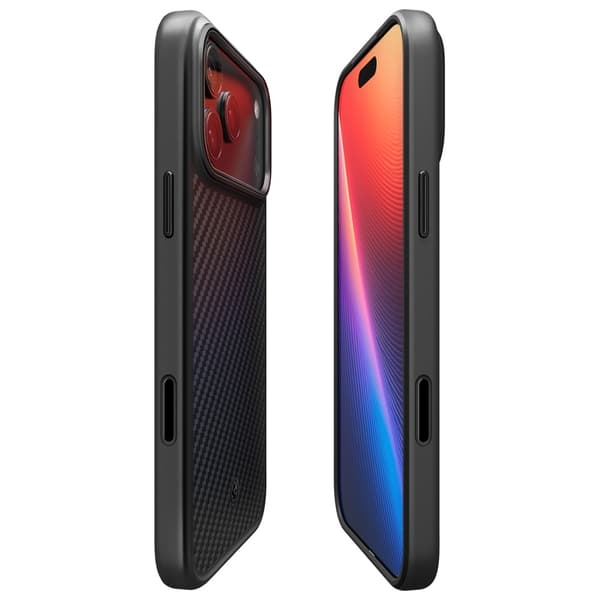 Spigen Enzo Aramid "T" Mag MagSafe-etui til iPhone 17 Pro, sort