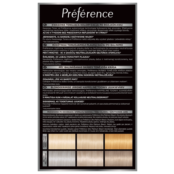 L'Oréal Preference Le Blonding -happosävyte - Platinum Ice 174ml