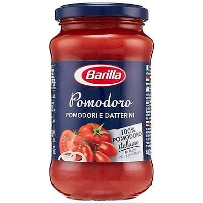 Barilla tomatssås utan tillsatser 400g