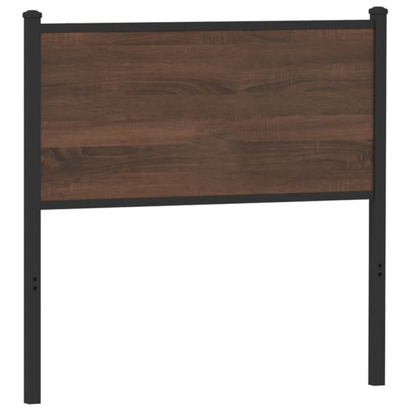 vidaXL Sänggavel brun ek 80 cm