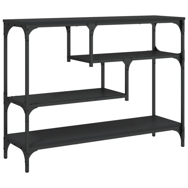 vidaXL konsolbord, sort, 100x30x75 cm