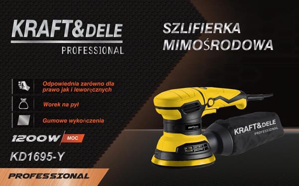 Excenterslip 1200W 125mm KD1695-Y
