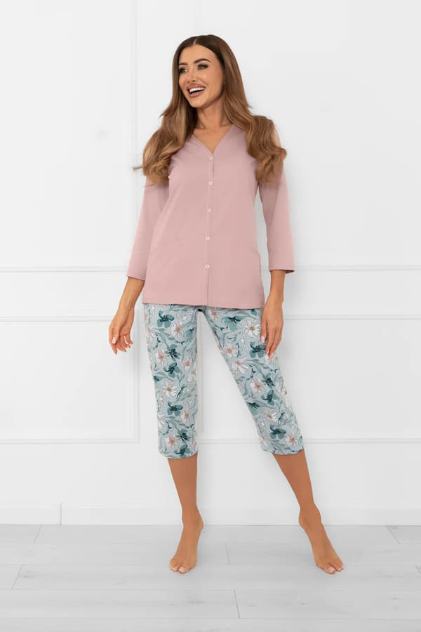 Dampyjamas med 3/4-ärmar, 3/4-byxor Sequoia M