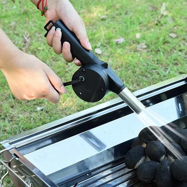 Grillblæser til optænding af pejseovn Manuel pejsgrill