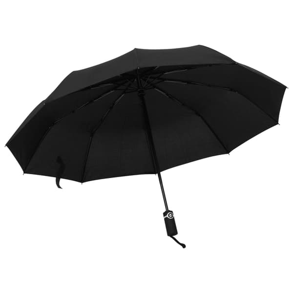 vidaXL automatisk paraply, sort, 104 cm