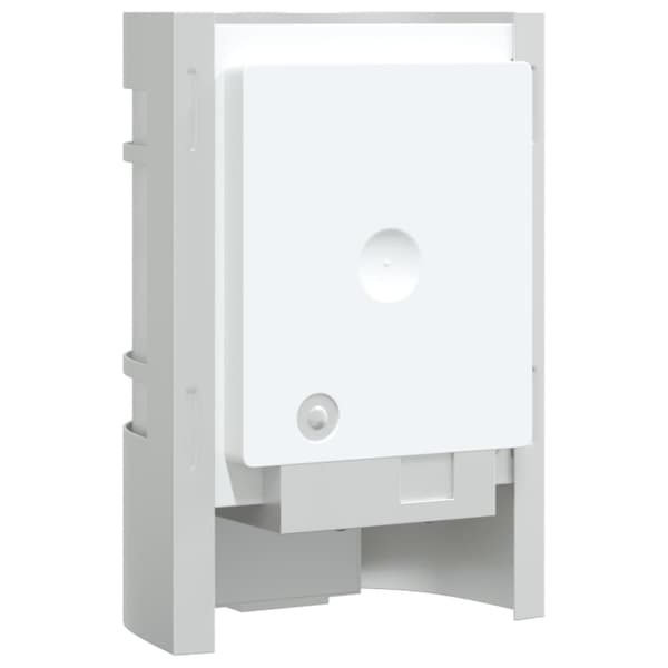 vidaXL Utomhusvägglampor med rörelsesensor, 2 st, Silver, Stål