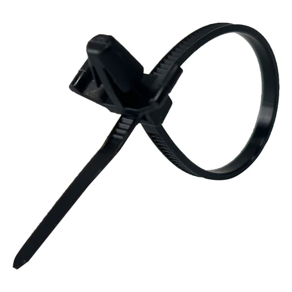 Nippusiteet työntökiinnitykseen 2,5 x 100 mm, musta