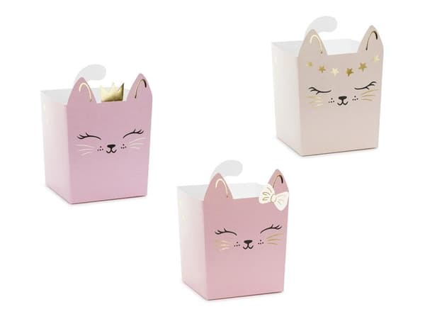 Katte-snackbokse 3 stk.