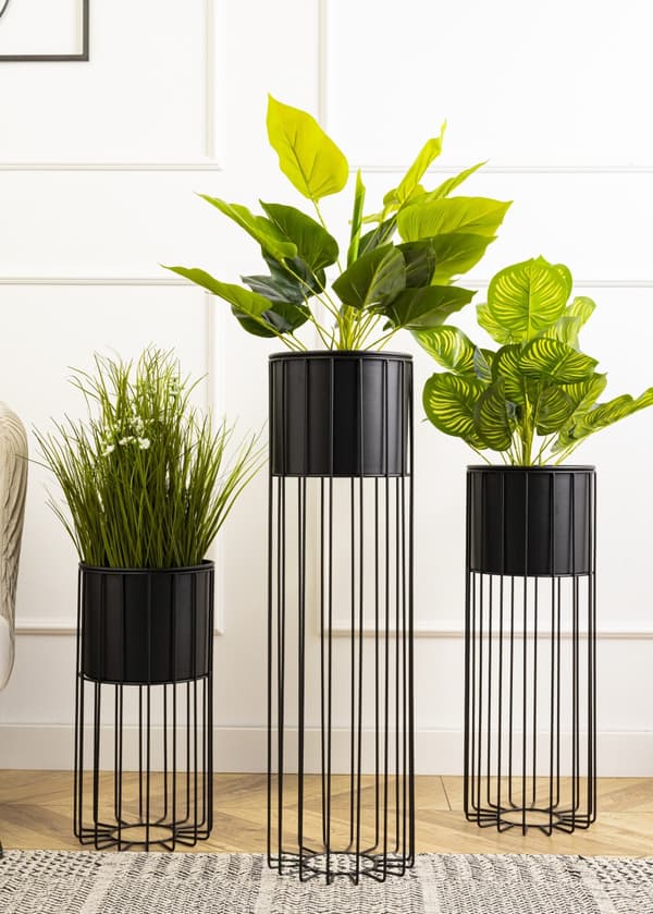 Moderne blomsterstativ med låg 55 cm LOFT
