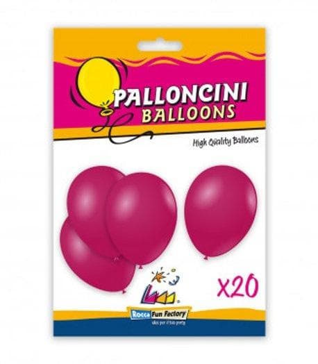 Fuchsia balloner 26 cm 20 stk.