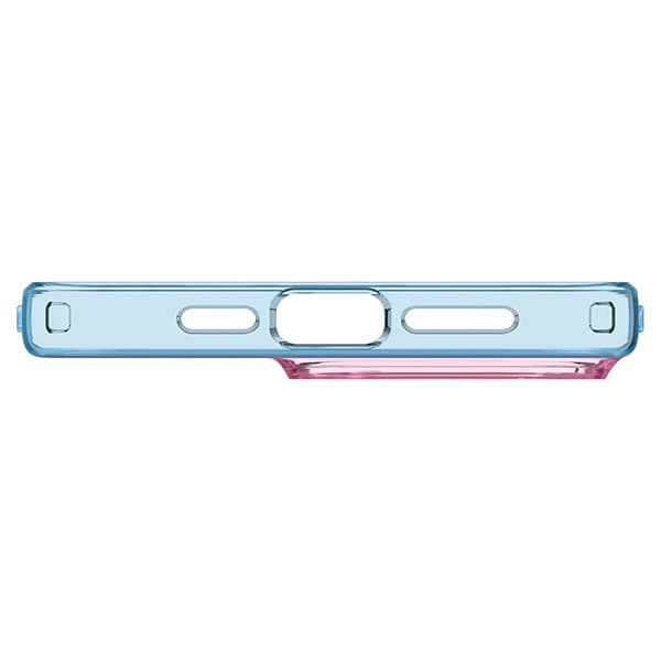 Spigen Liquid Crystal-cover til iPhone 15 Pro, blå og pink