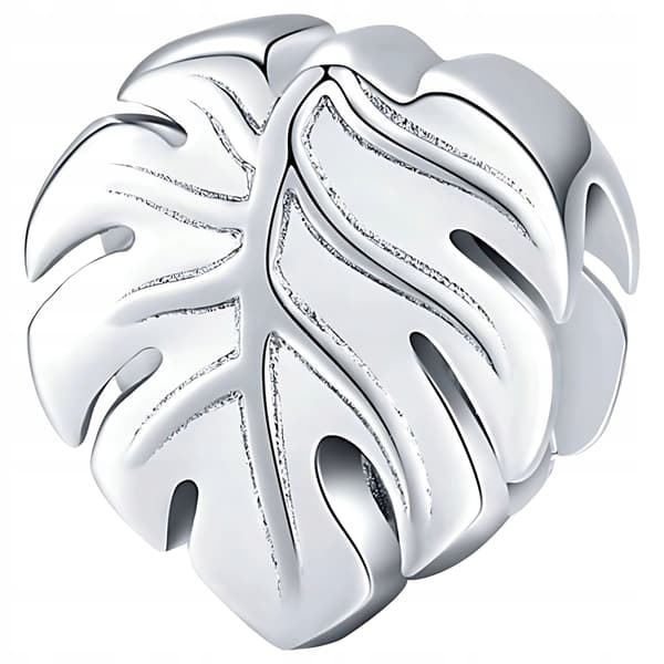 Monsterabladberlocker silver 925 silverpärla monsterabladberlocker 925