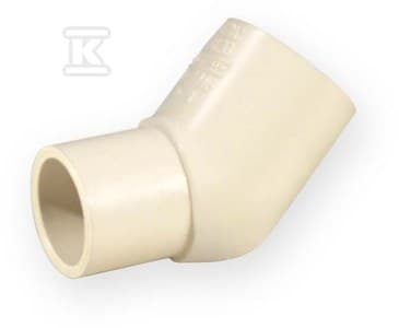 Nippelböj 45ST KW/KZ 3/4" PVC-C