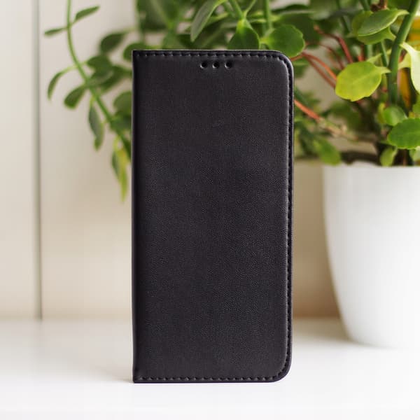 Etui til IPHONE 15 SMART MAGNETISK BOGETUI LUKKET + GLAS