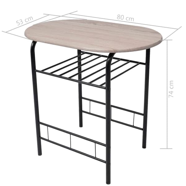 vidaXL MDF frukostbord