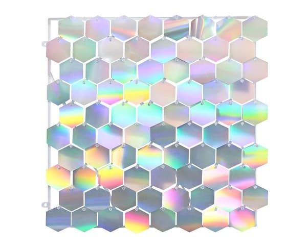 Skimrande dekorativ panel 30x30cm