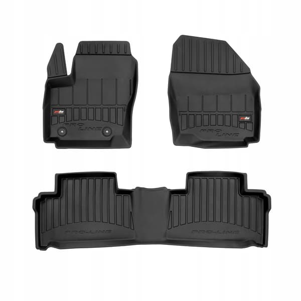 SÆT 3D gummimåtter Ford S-max Mk1 2006-2015 7 sæder st. 31cm