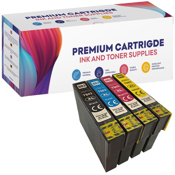 4x blæk til Epson GP-E603XL CMYK GP
