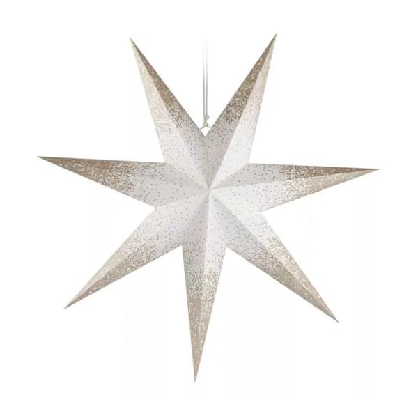 Pappersstjärna med glitter DCAZ07