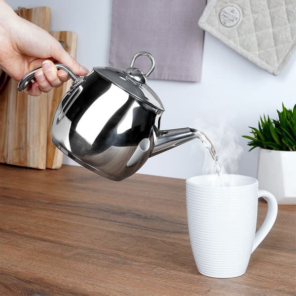 Stålkedel sølv ANETT 1,2 l
