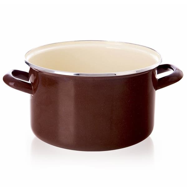 BRUN emaljkruka 20 cm, 3 l