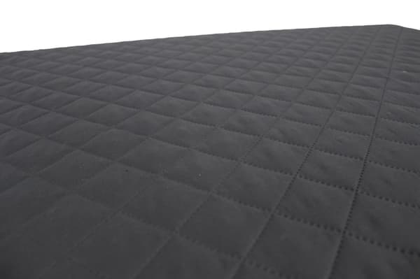 VÄCKT MADRASSÖVERDRAG MÖRKGRÅ 90x200x21