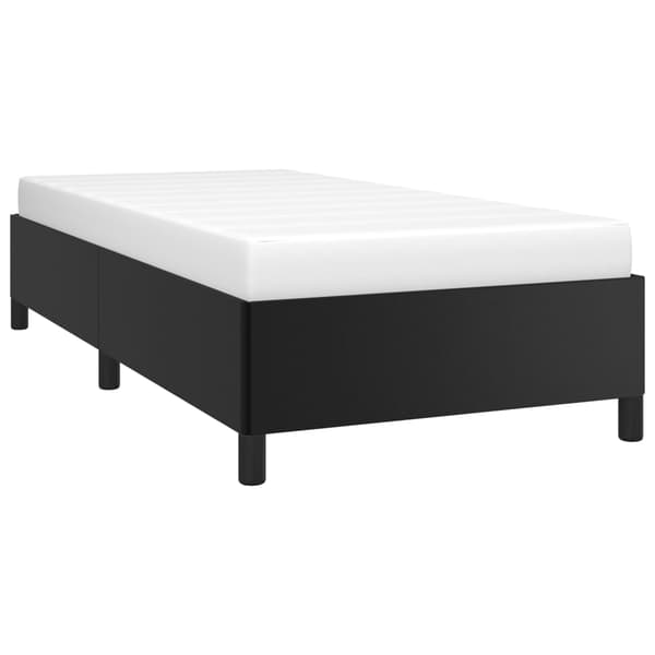 vidaXL sengestel sort 90x200 cm kunstlæder