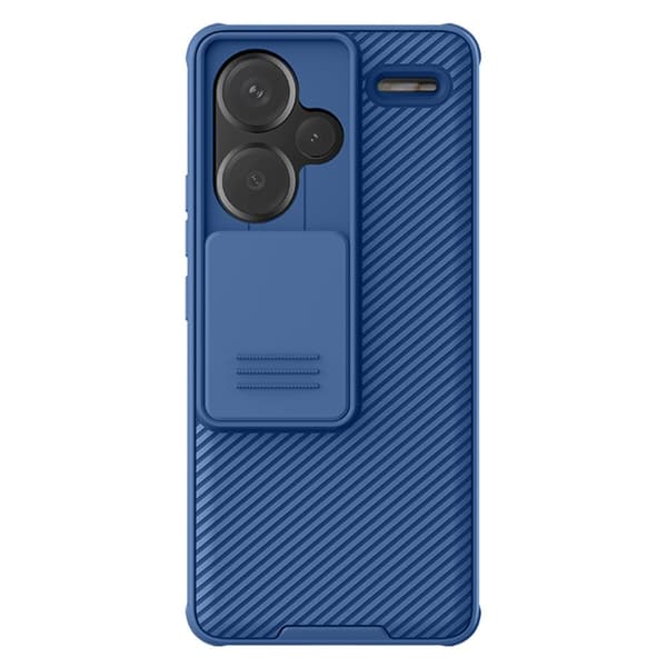 Etui til Xiaomi Redmi Note 13 Pro+, pansret Nillkin, CamShield Pro, blå