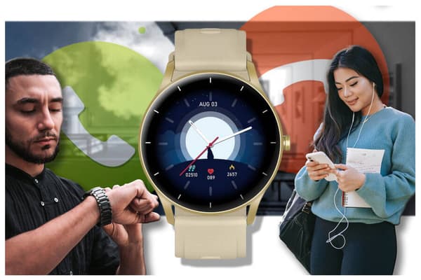 Smartklocka unisex GRAVITY GT2-4 - Bluetooth-samtal, egna skivor (sg019d)