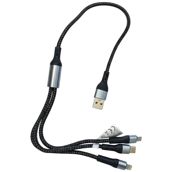 3-i-1 USB-kabel