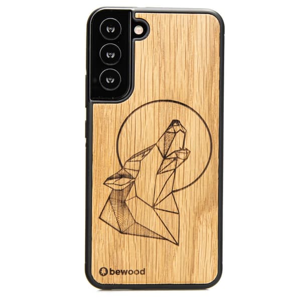 Træcover til Samsung Galaxy S22 Plus WOLF OAK