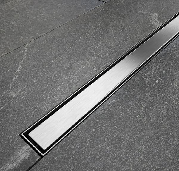 Virgo Slim 70 forkromet lineært afløb Besco