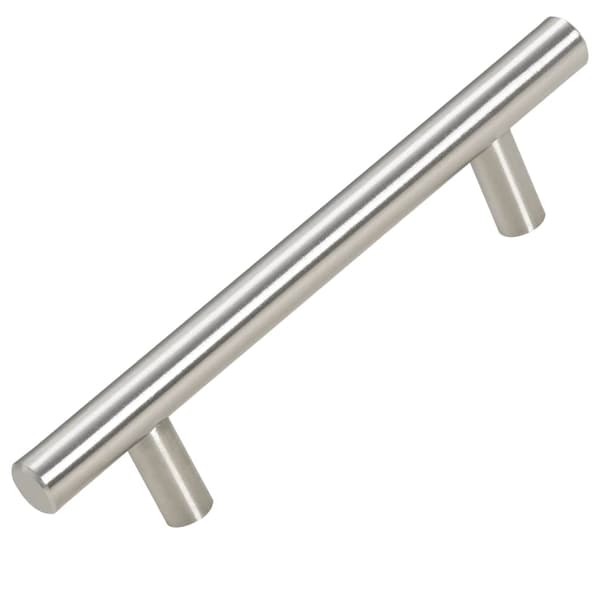 vidaXL skabsgreb 10 stk. sølv 96 mm rustfrit stål