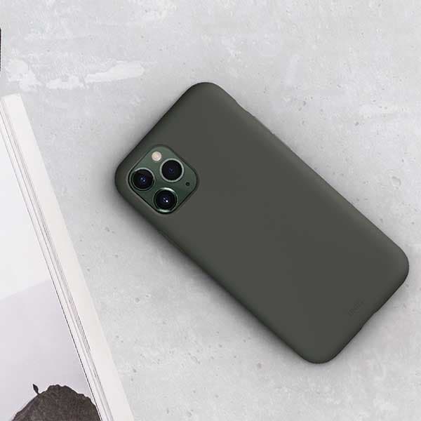 UNIQ Lino Hue iPhone 11 Pro Max cover grå/mosgrå