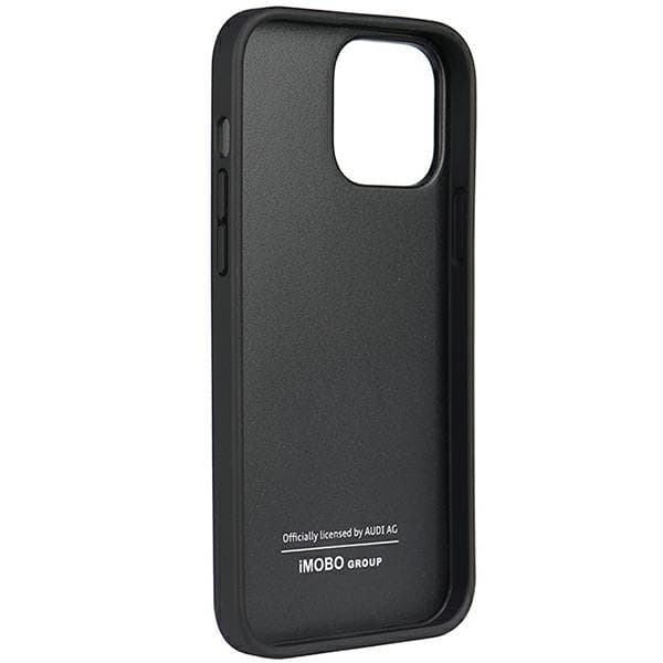 Audin aito nahkakotelo iPhone 13 Pro Maxille, musta